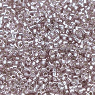 Бисер DB-1433 Miyuki Delica Beads 11/0 (блестящий, светло-серебряно-розовый)